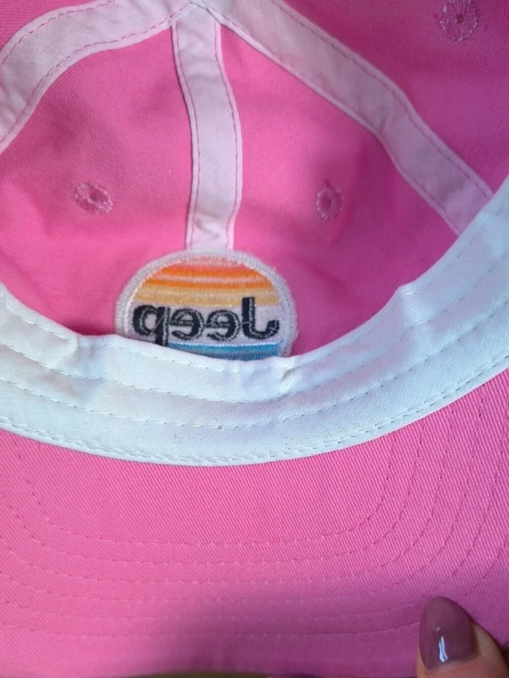 Jeep Pink Sunrise Women's Baseball Hat Cap - JEDCo - OSFM